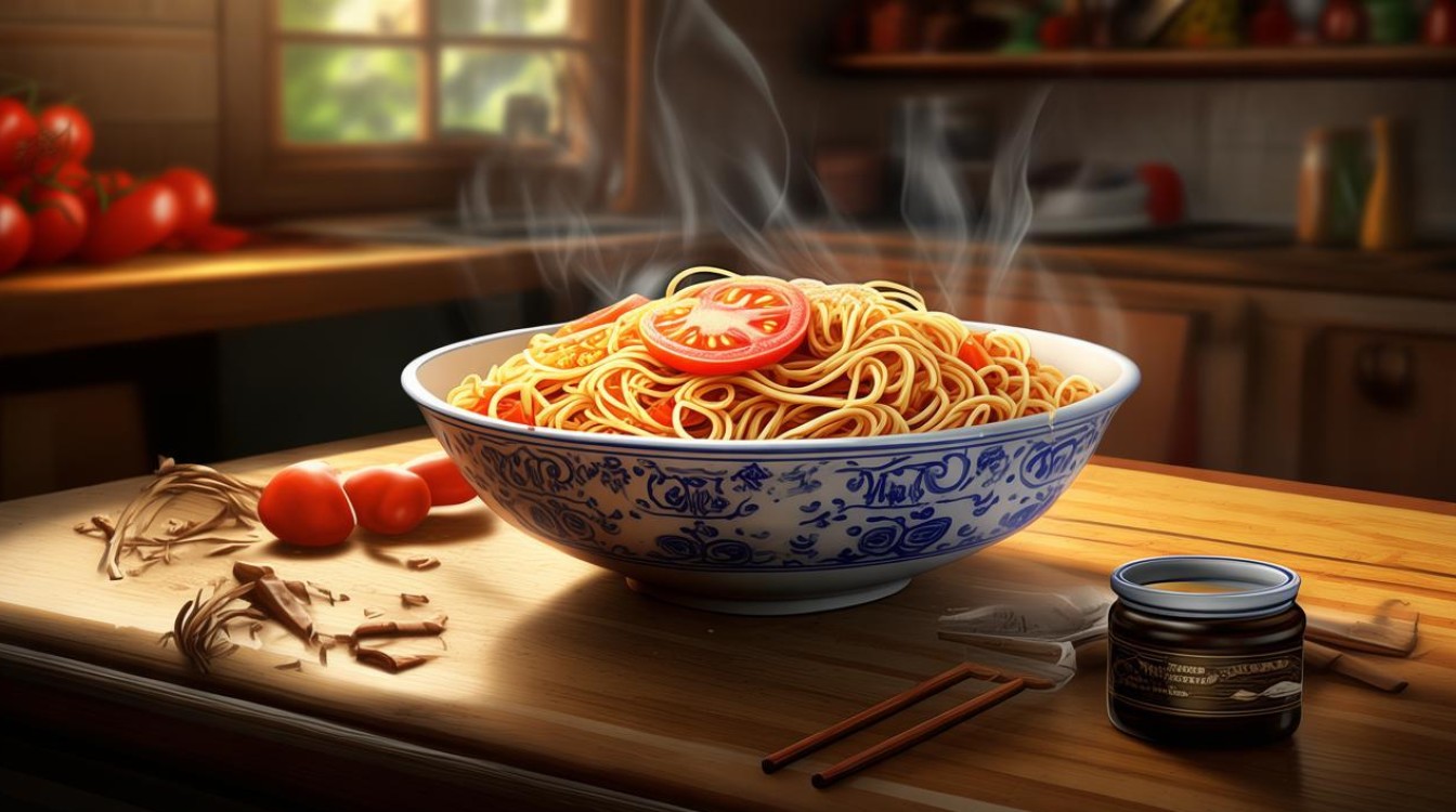 西红柿鸡蛋面的做法