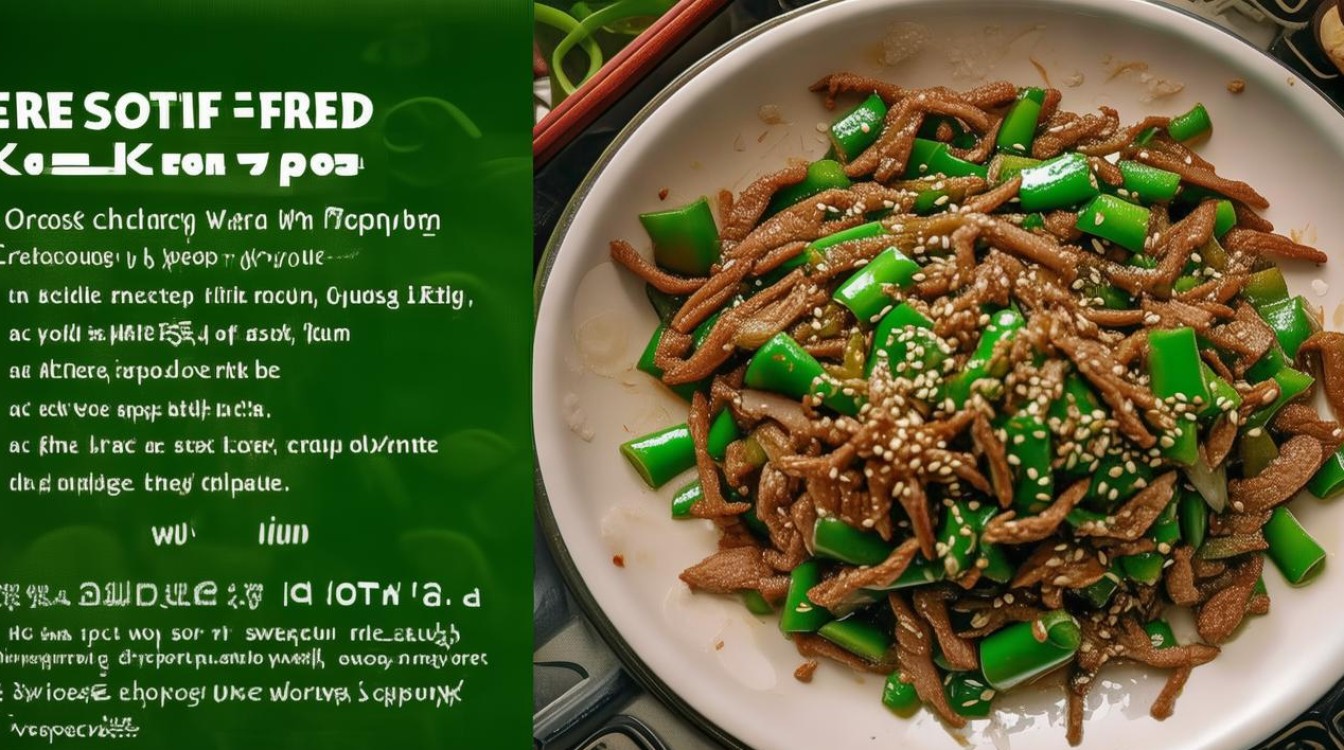 青椒炒肉丝的做法