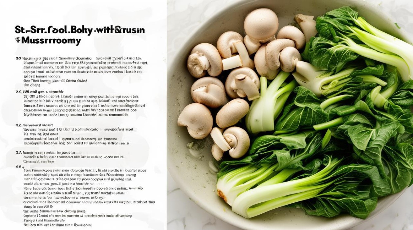 香菇油菜的家常做法