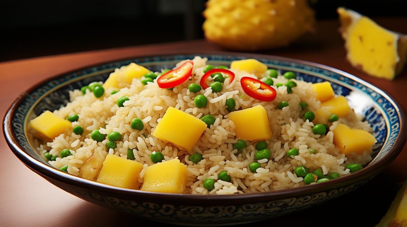 菠萝炒饭的做法