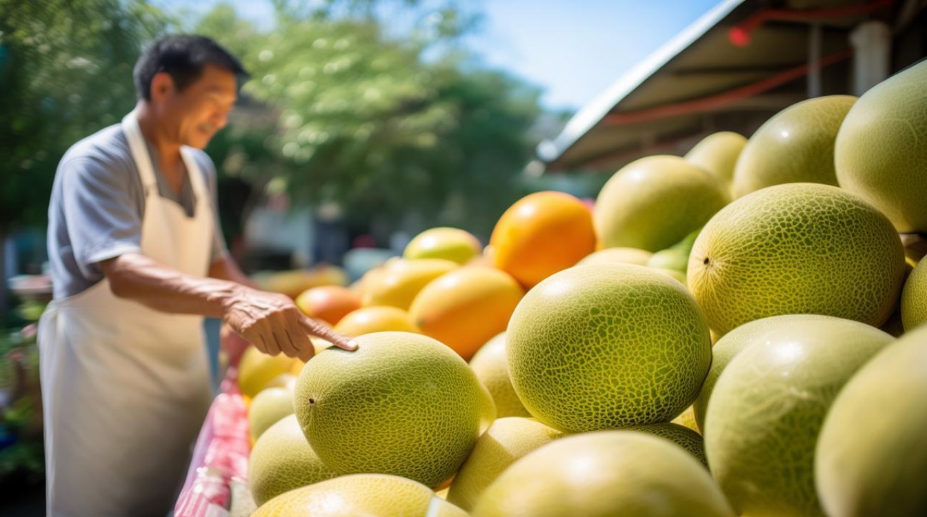 哈密瓜挑选方法