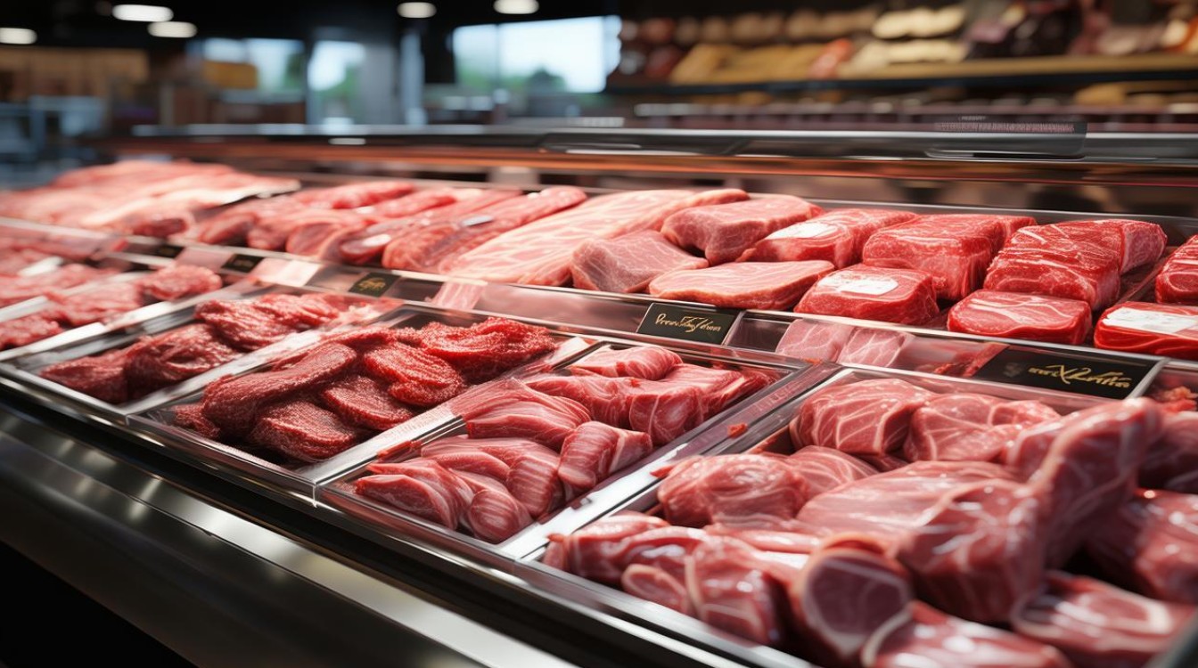 牧野鲜味展示区肉类制品琳琅满目