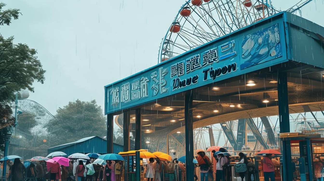 温州乐园等景区因台风临时闭园
