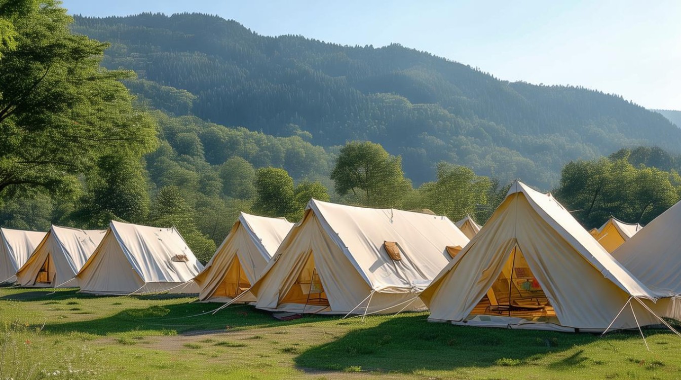 香溪谷篷客露营地假期入驻率超 80%