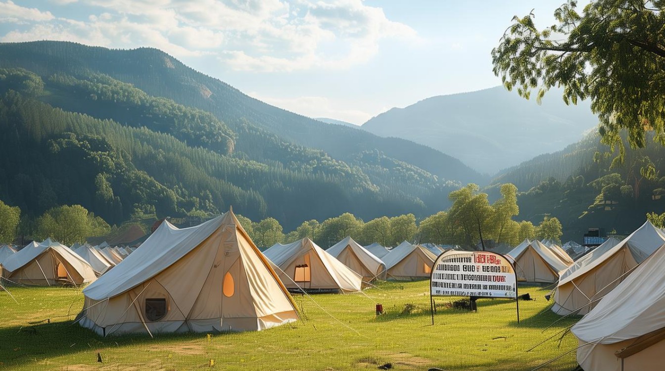 香溪谷篷客露营地假期入驻率超 80%