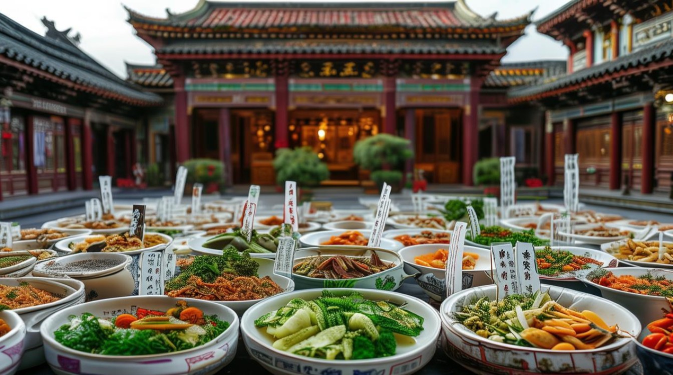 汶上宝相寺景区推出特色素斋美食