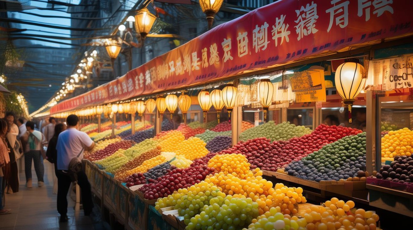 金乡举办第三届葡萄促消费文化夜市