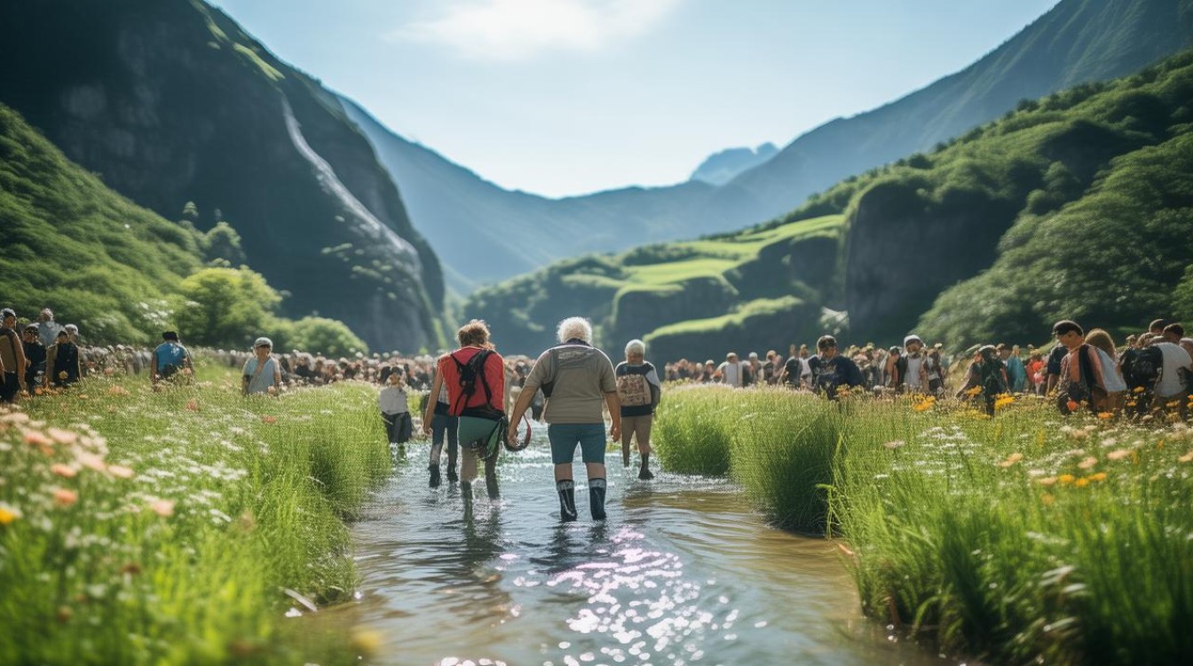 香溪谷升级，单日三千人前来溯溪