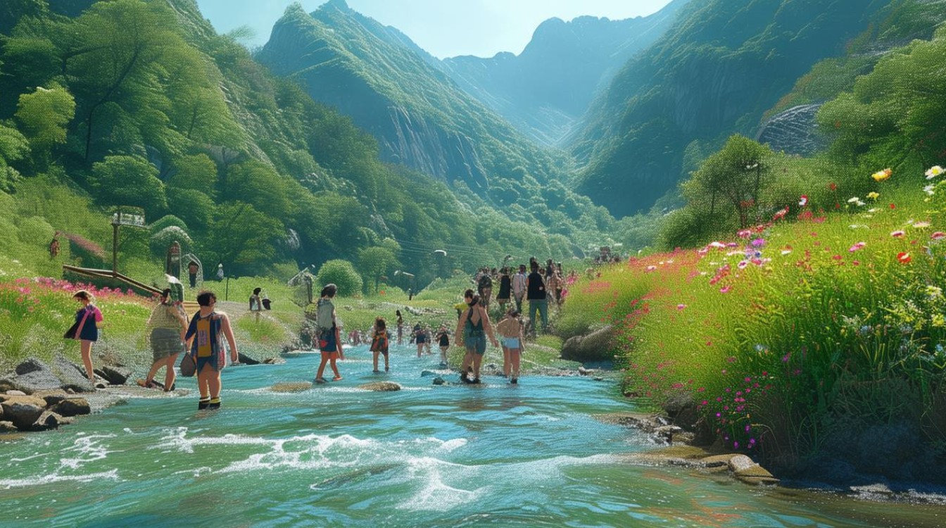 香溪谷升级，单日三千人前来溯溪