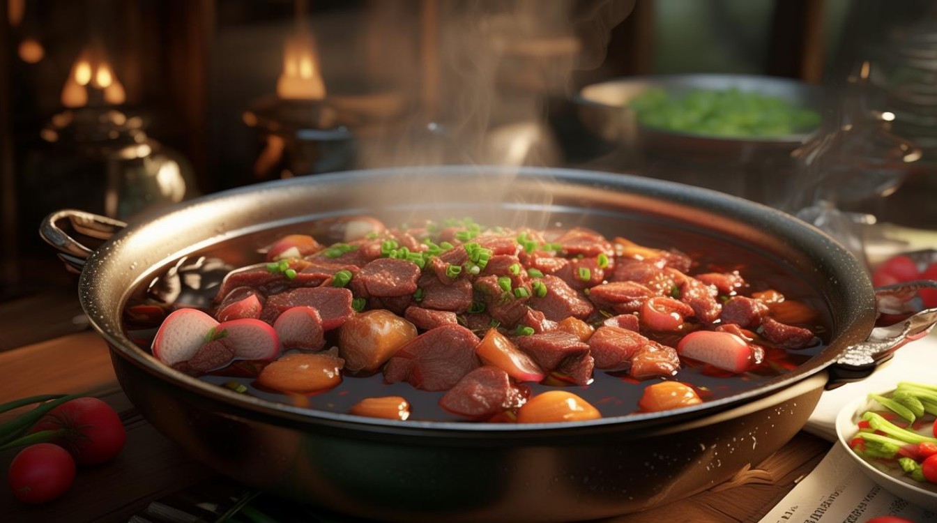 萝卜炖牛肉的做法