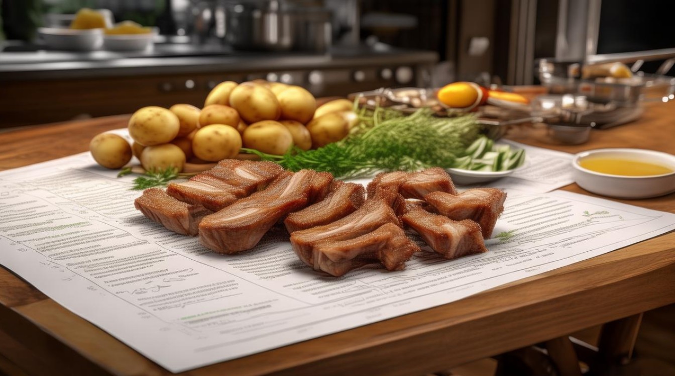 土豆烧排骨的做法