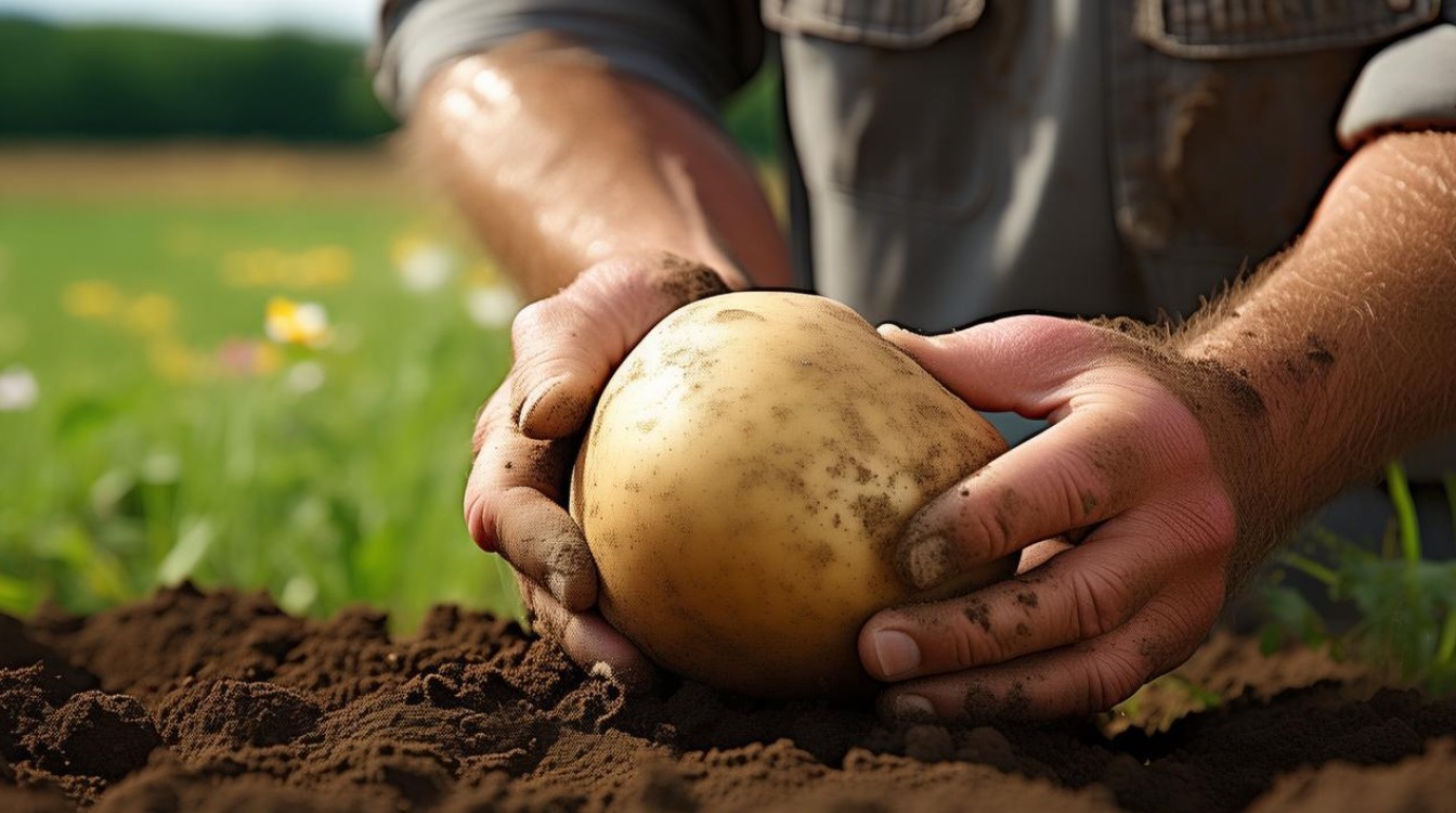 挑选土豆
