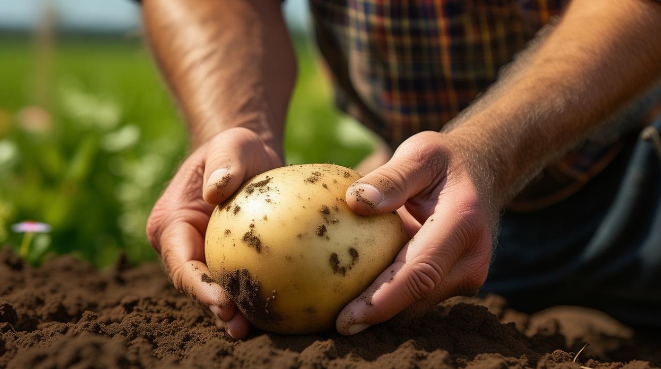 挑选土豆