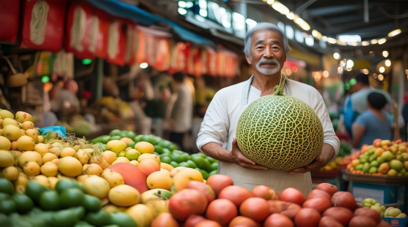 挑选哈密瓜的方法