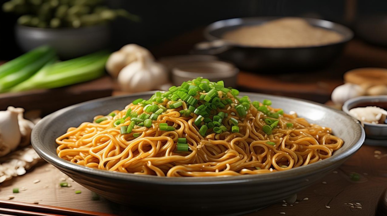 葱油拌面的做法