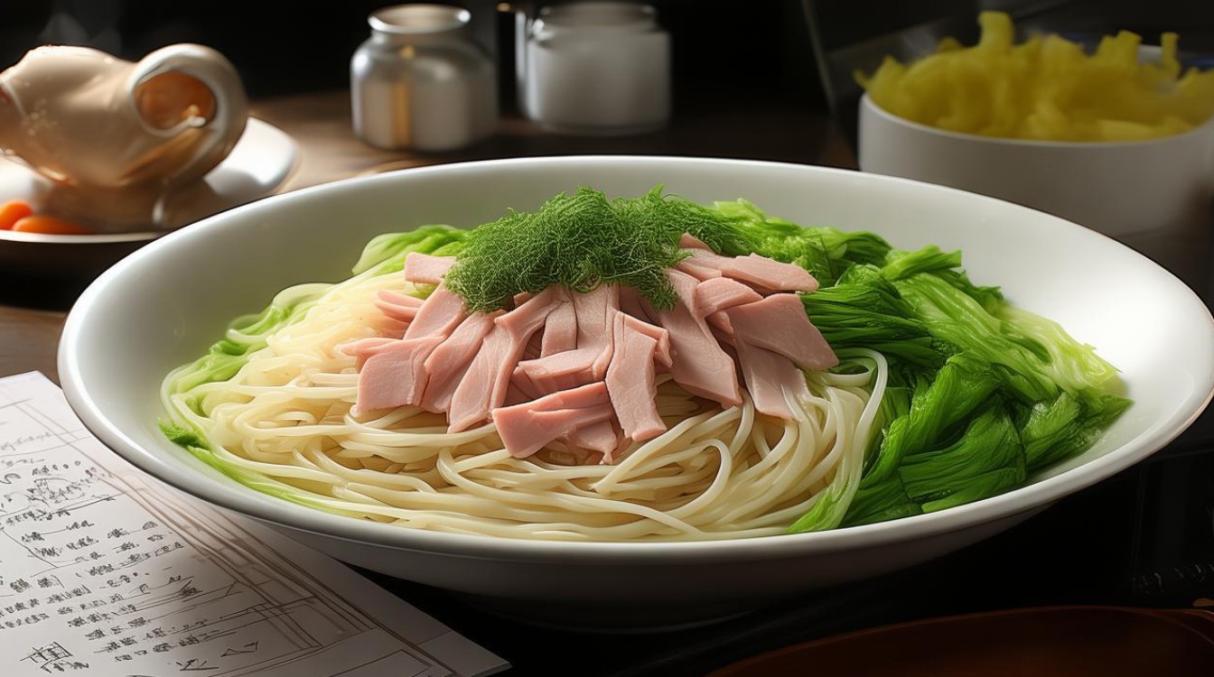 榨菜肉丝面的做法