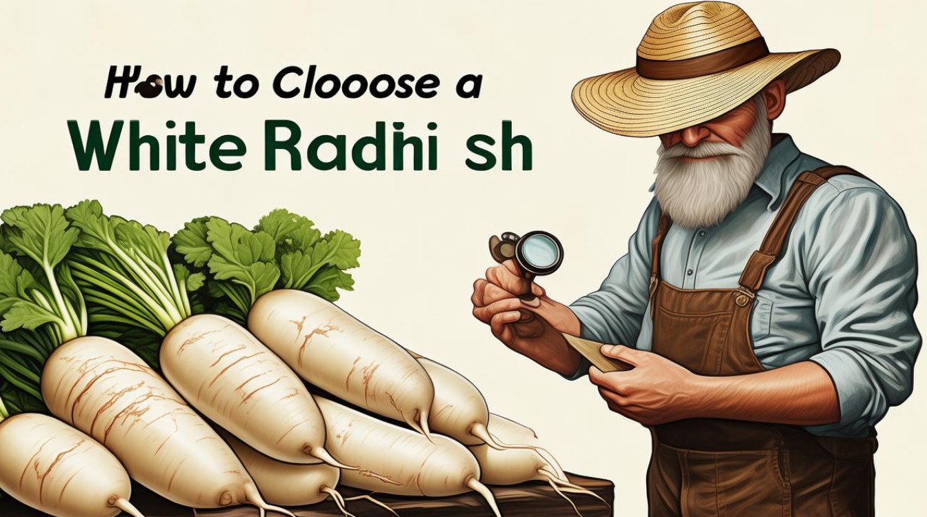 怎样挑选白萝卜