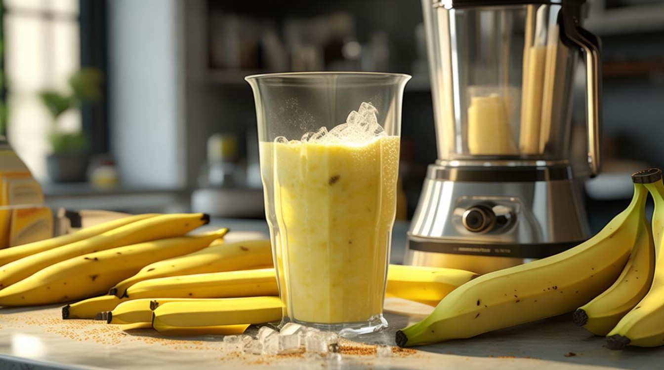 香蕉奶昔的做法