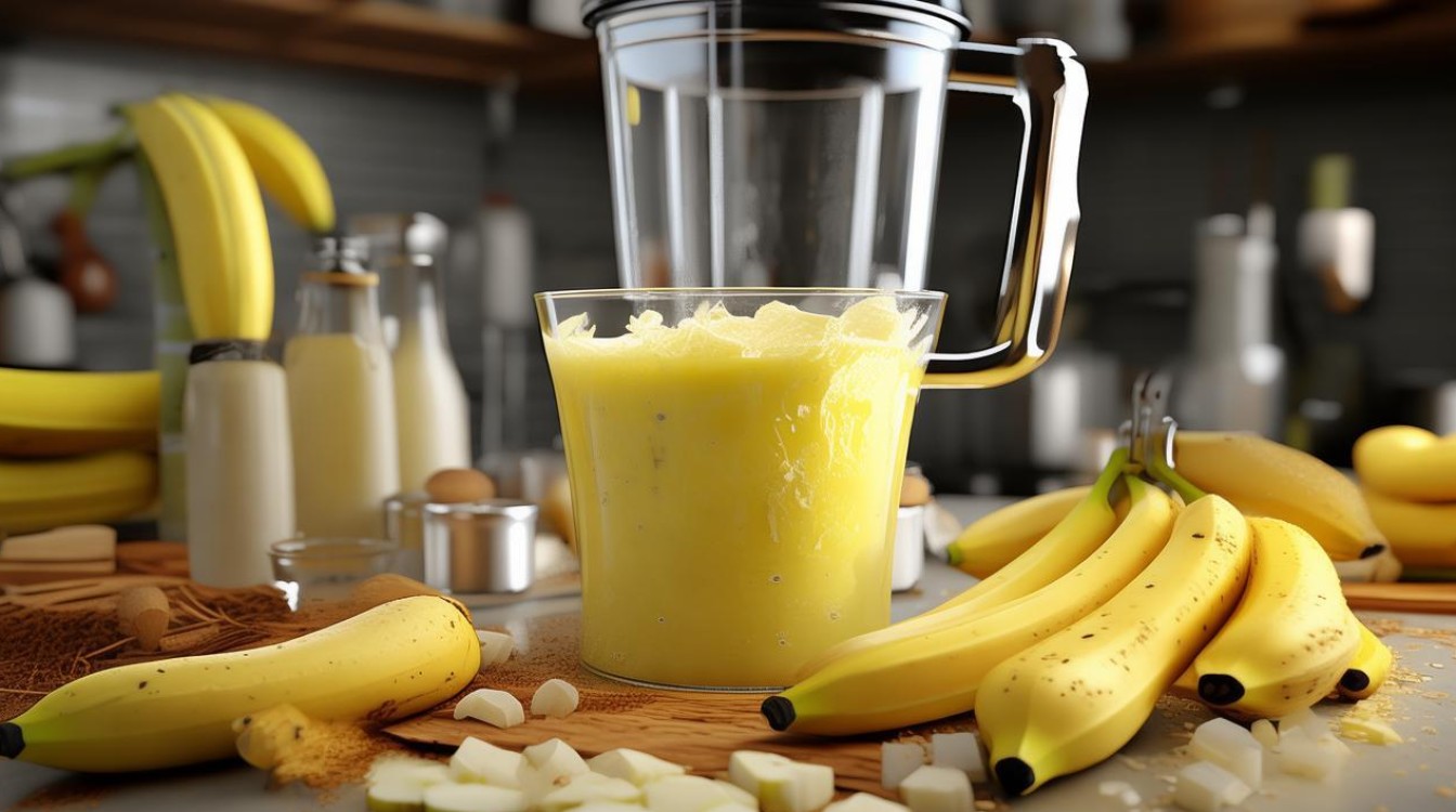 香蕉奶昔的做法