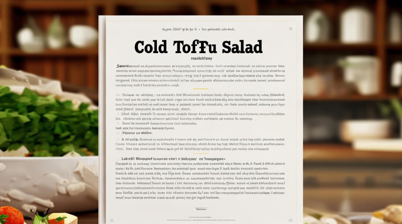 凉拌豆腐怎么做好吃又简单 凉拌豆腐怎么做好吃又简单