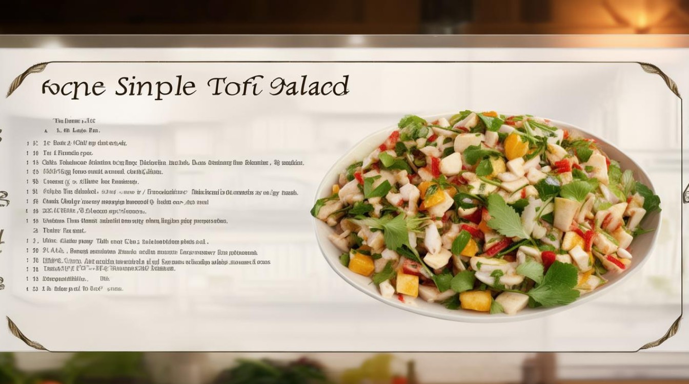 凉拌豆腐怎么做好吃又简单 凉拌豆腐怎么做好吃又简单