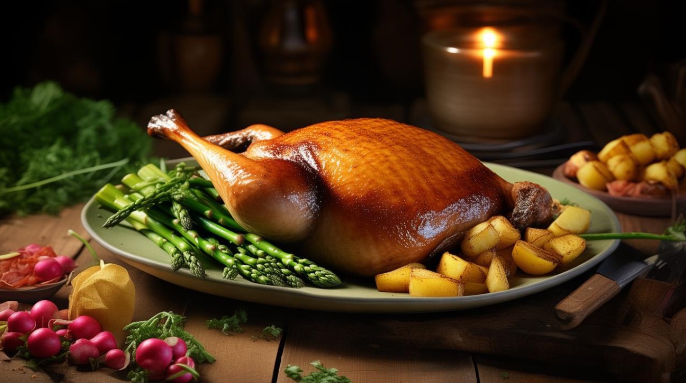 鸭子烧什么配菜好吃