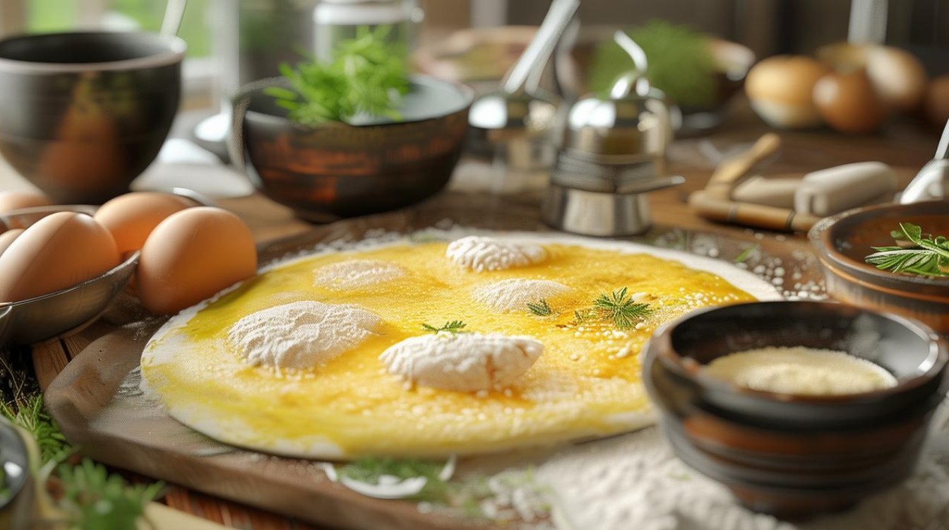 鸡蛋饼的家常做法