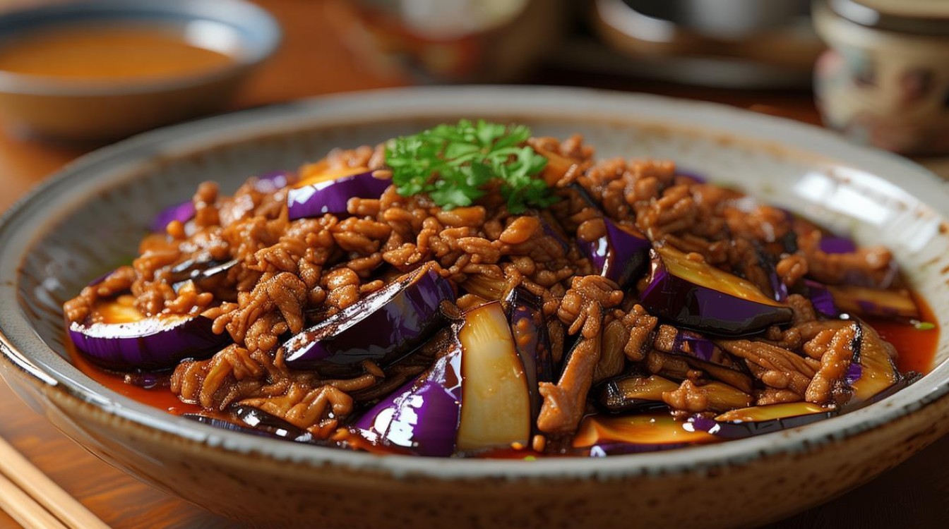 肉末茄子的做法