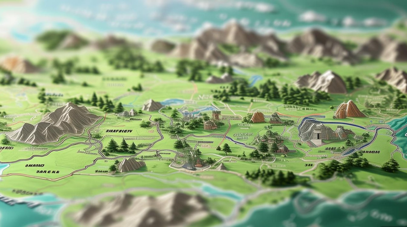 江西主要景点分布图