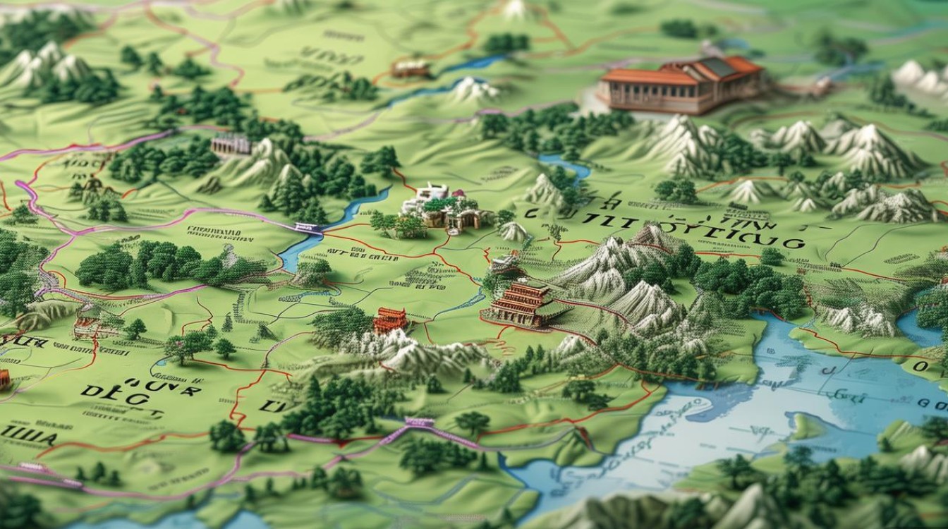 江西主要景点分布图