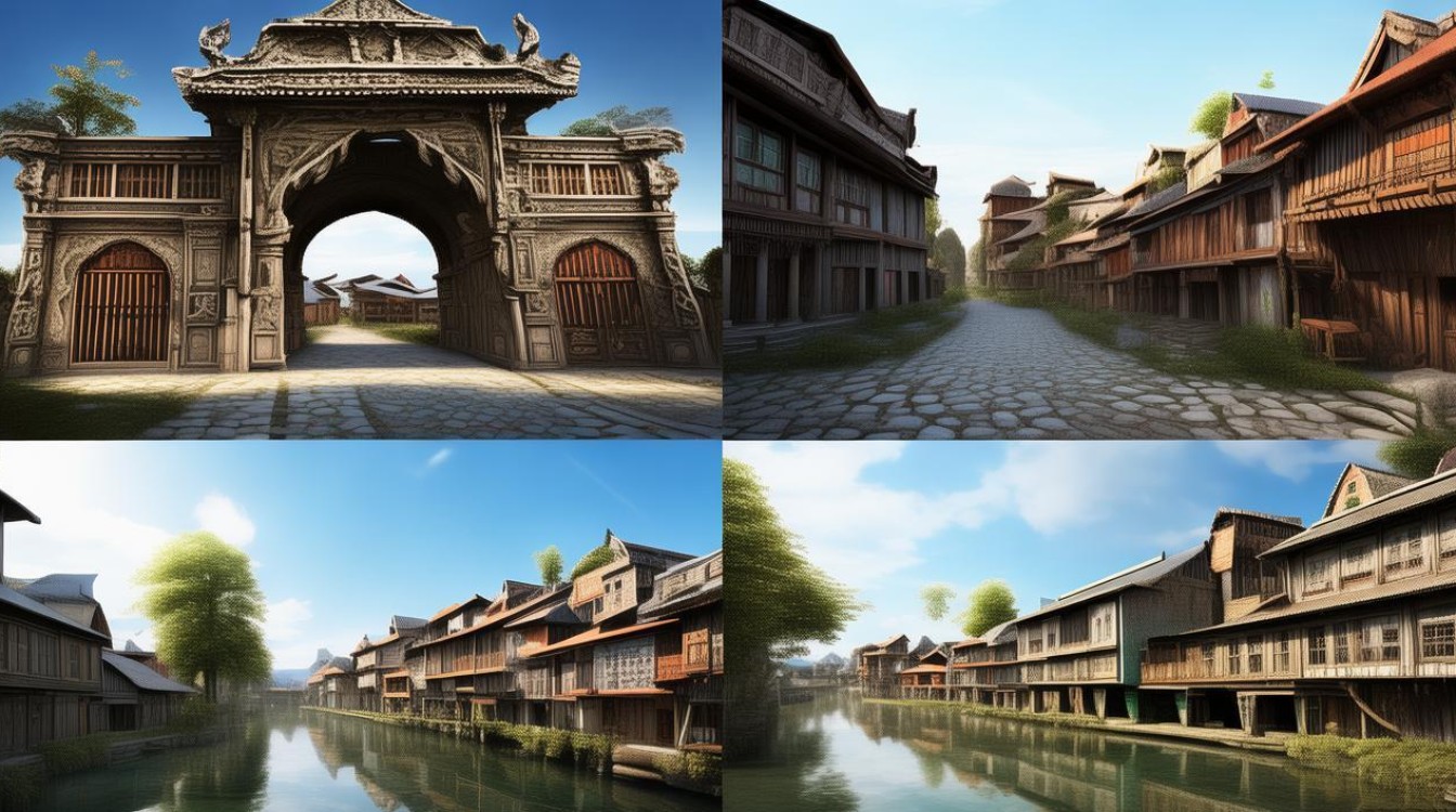 鲁屯古镇有几个景点