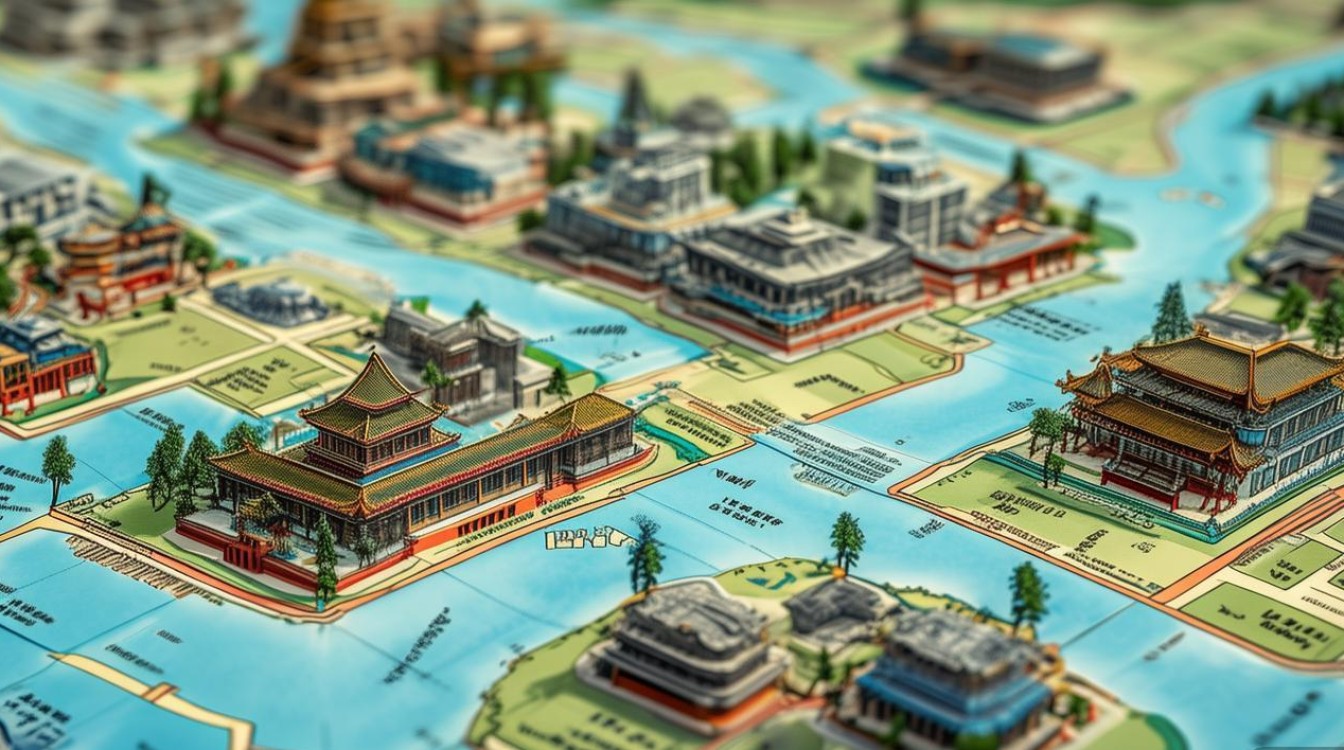 天津主要景点分布地图