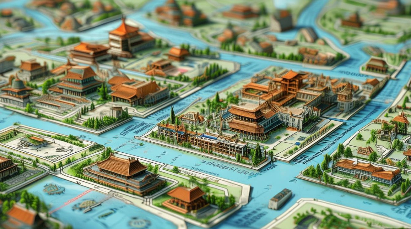 天津主要景点分布地图