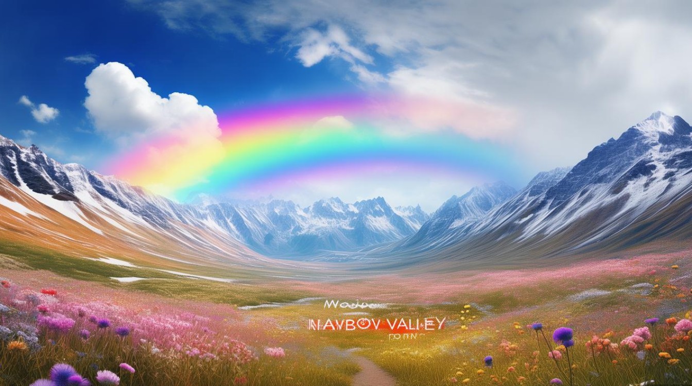 雪山彩虹谷景点 雪山彩虹谷景点