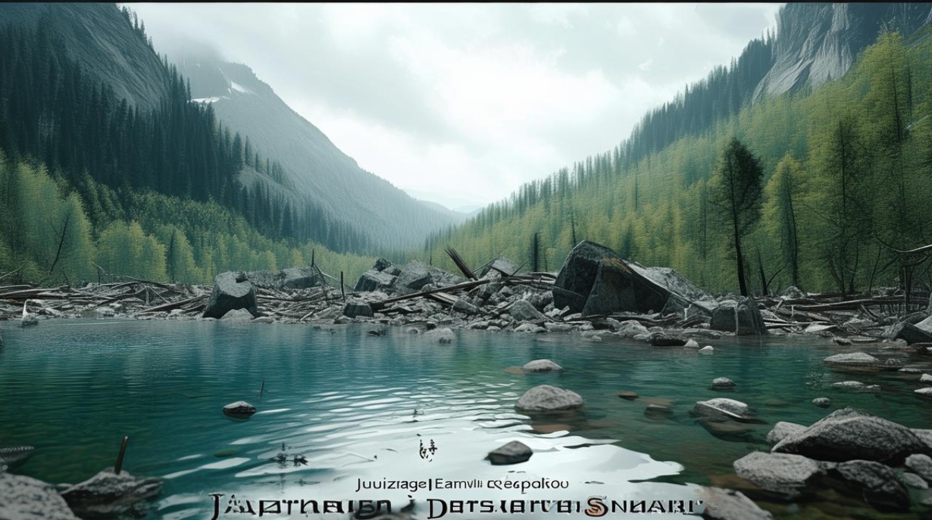 九寨沟地震毁景点 九寨沟地震毁景点