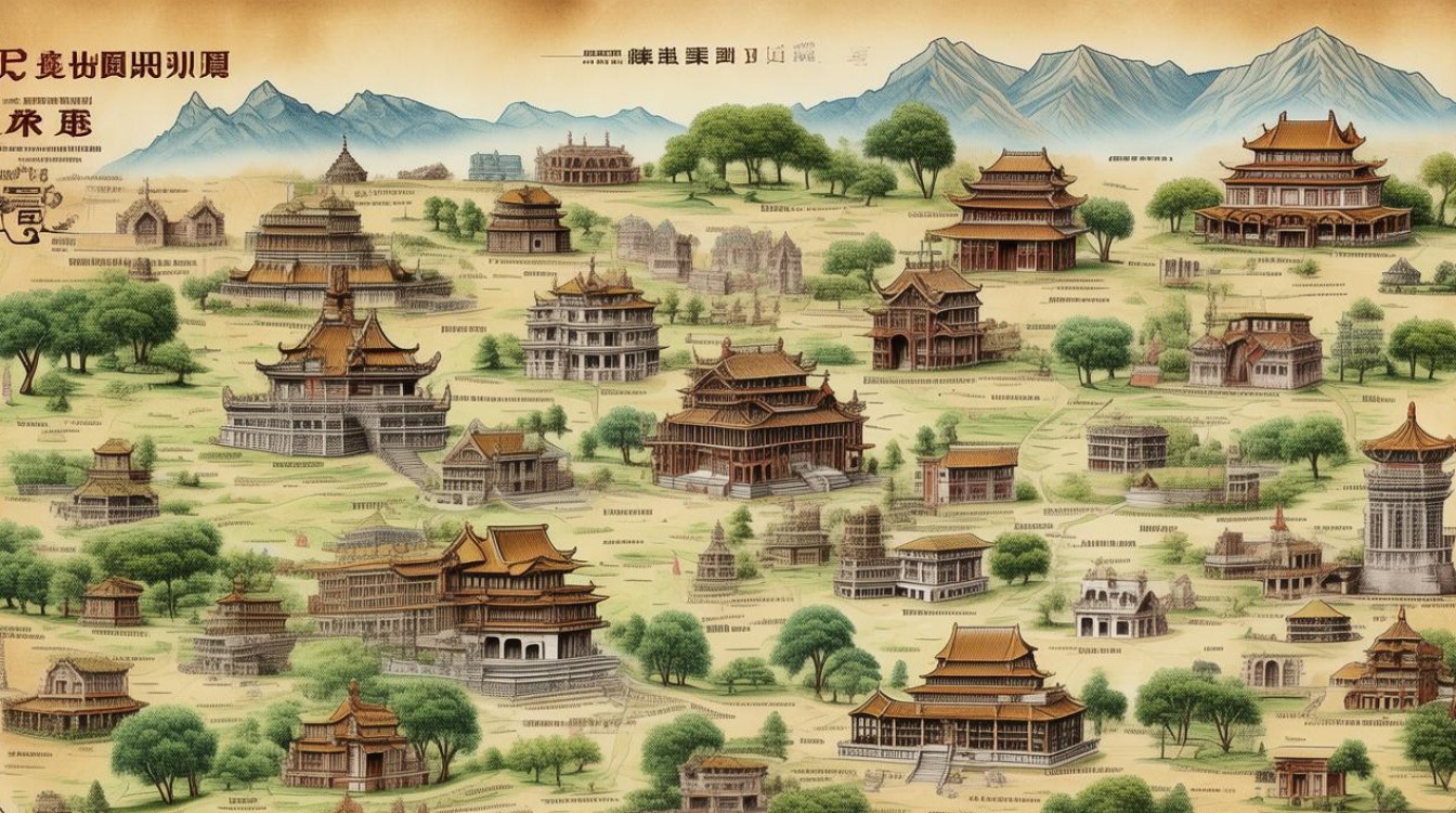 山西大同旅游景点地图