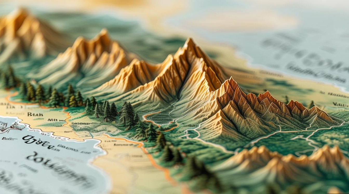 黄山主要景点分布图