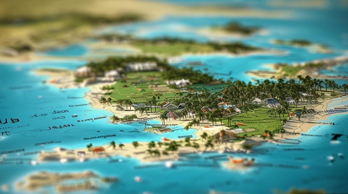 海南主要景点分布图 海南主要景点分布图