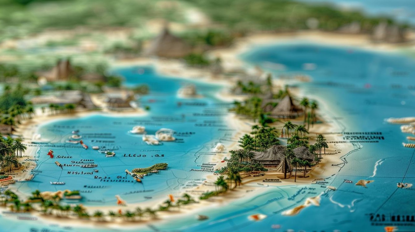 海南主要景点分布图 海南主要景点分布图