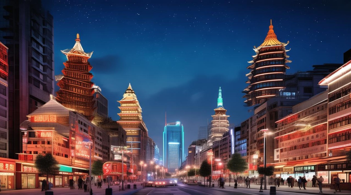 沈阳必去的景点夜景 沈阳必去的景点夜景