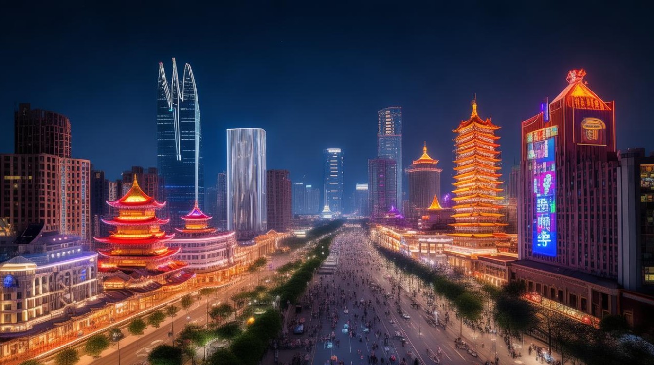 沈阳必去的景点夜景 沈阳必去的景点夜景