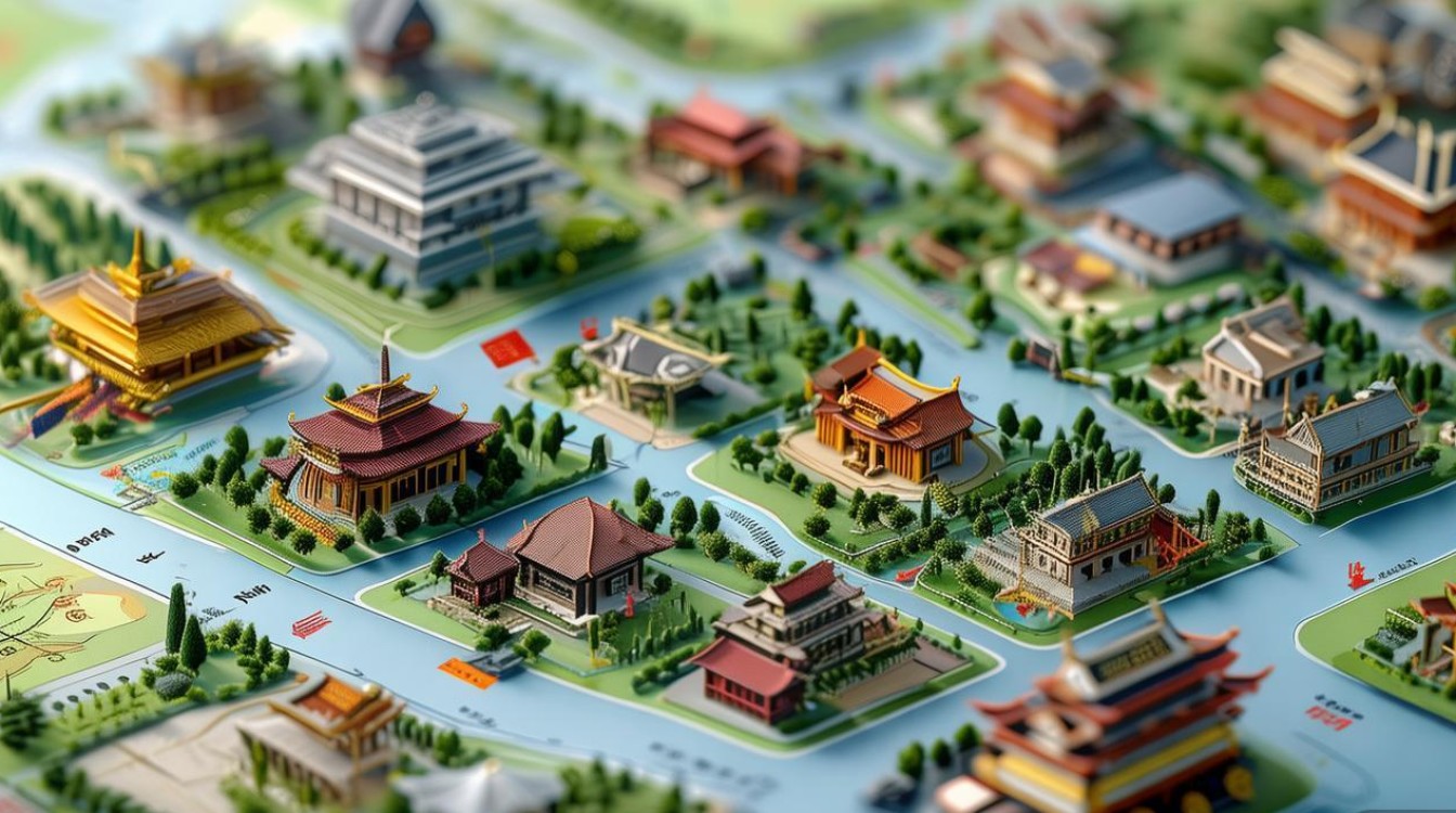 成都旅游景点示意图 成都旅游景点示意图