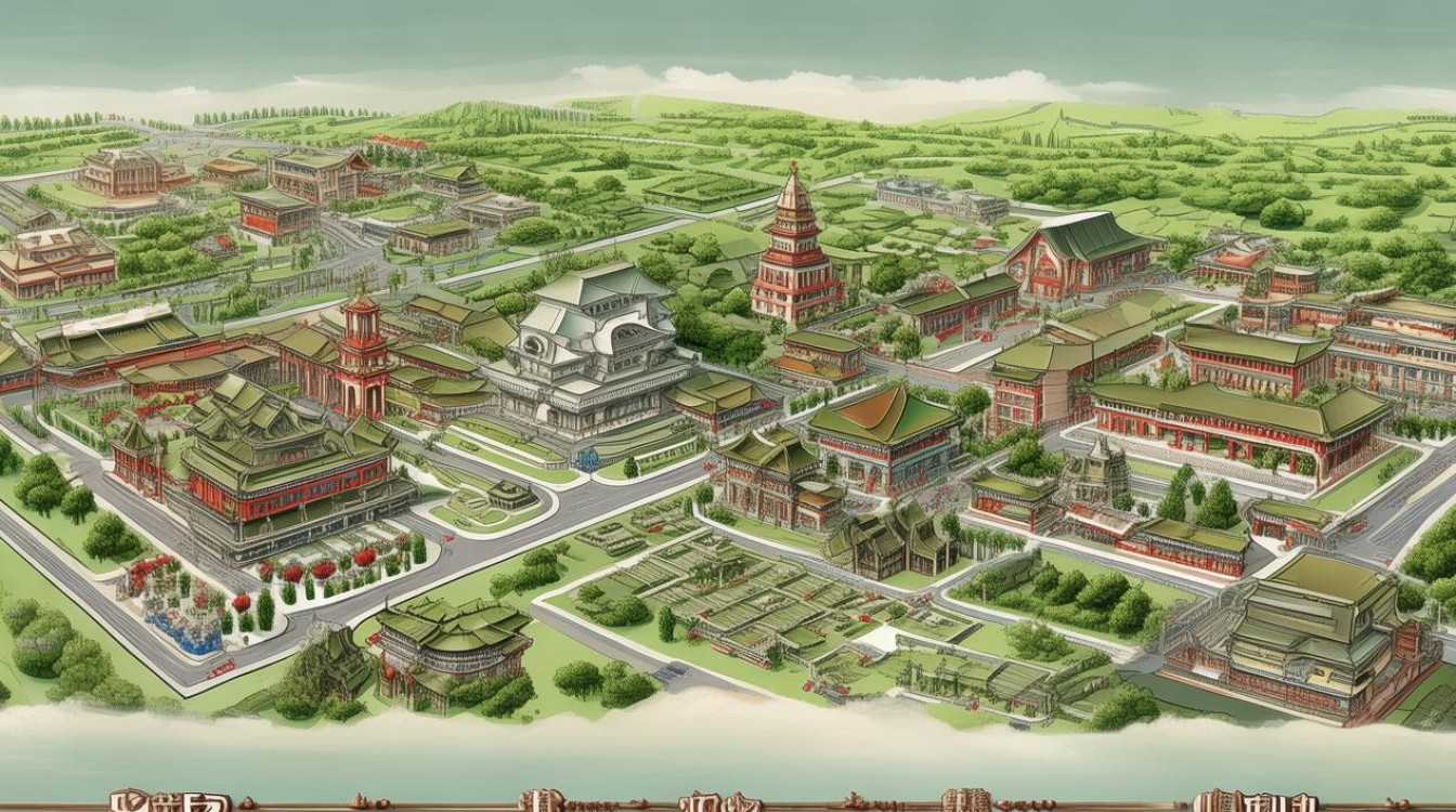 成都旅游景点示意图 成都旅游景点示意图