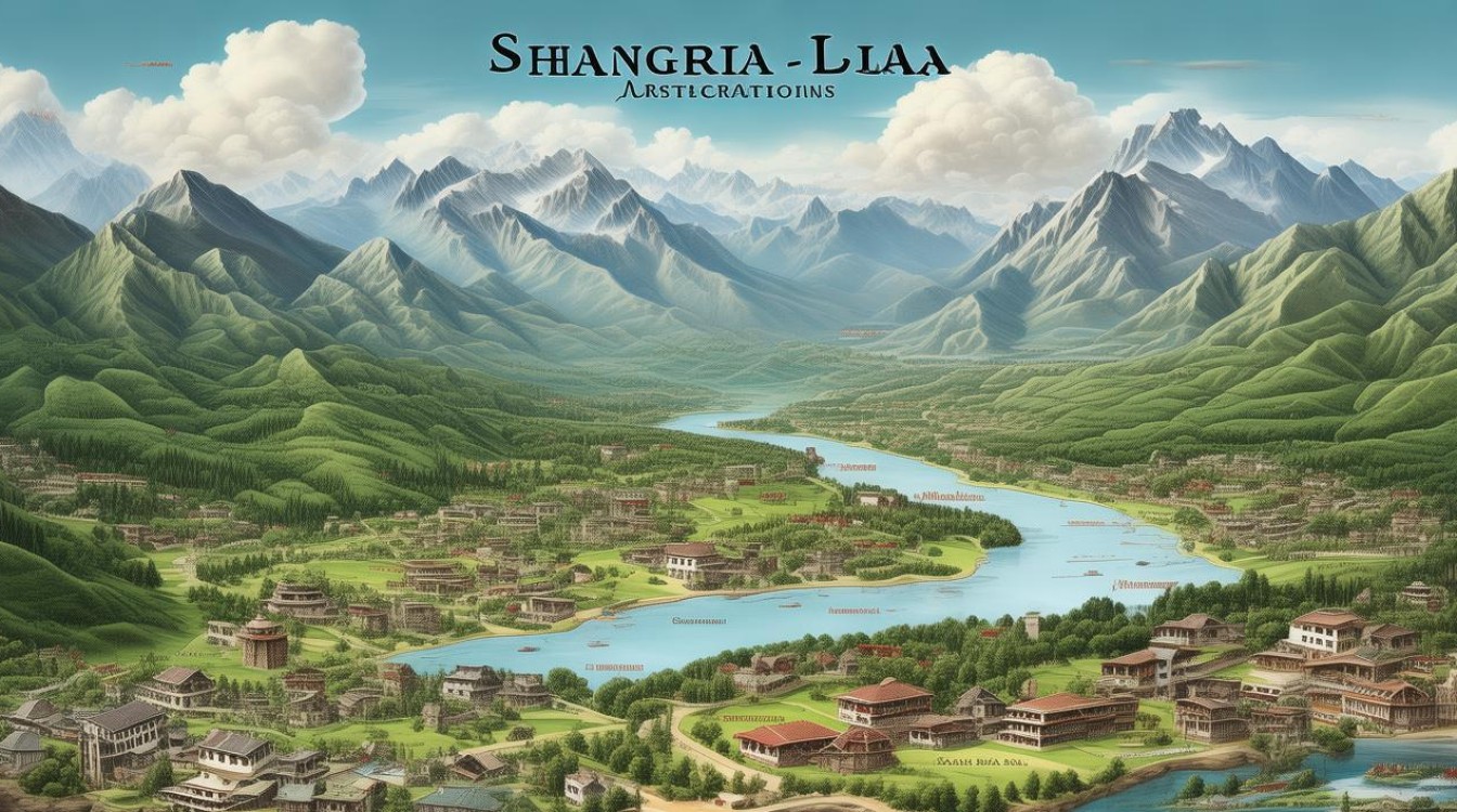 香格里拉旅游景点地图 香格里拉旅游景点地图