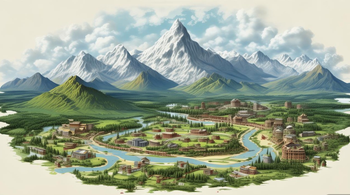 香格里拉旅游景点地图 香格里拉旅游景点地图