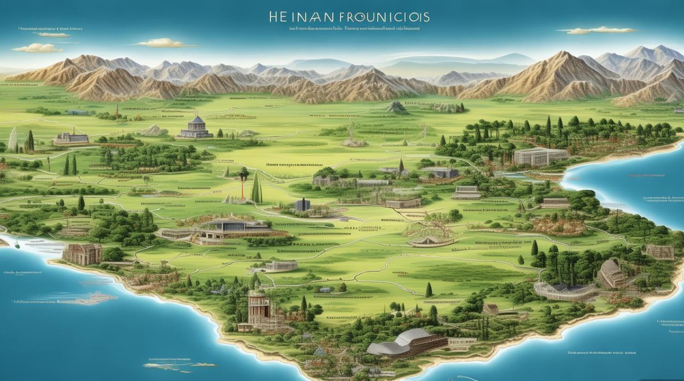 河南旅游景点地图全图 河南旅游景点地图全图