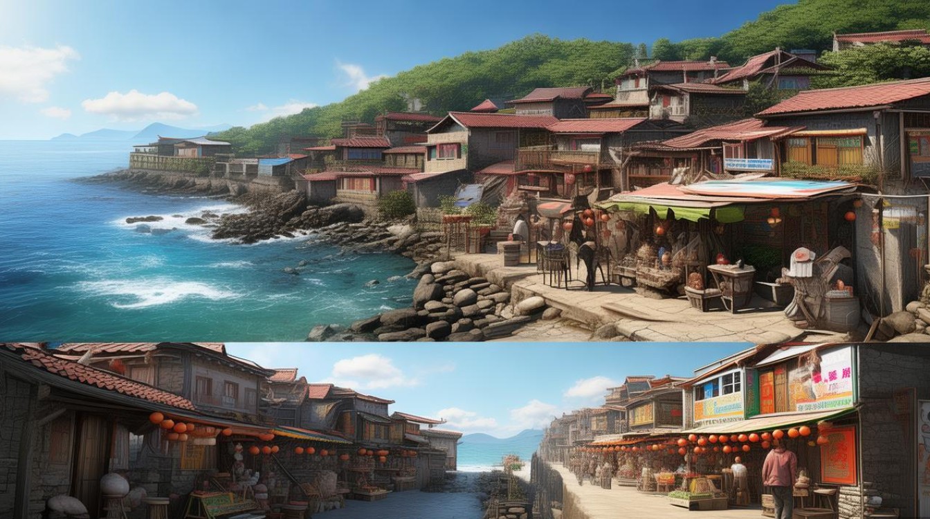 金山嘴渔村主要景点