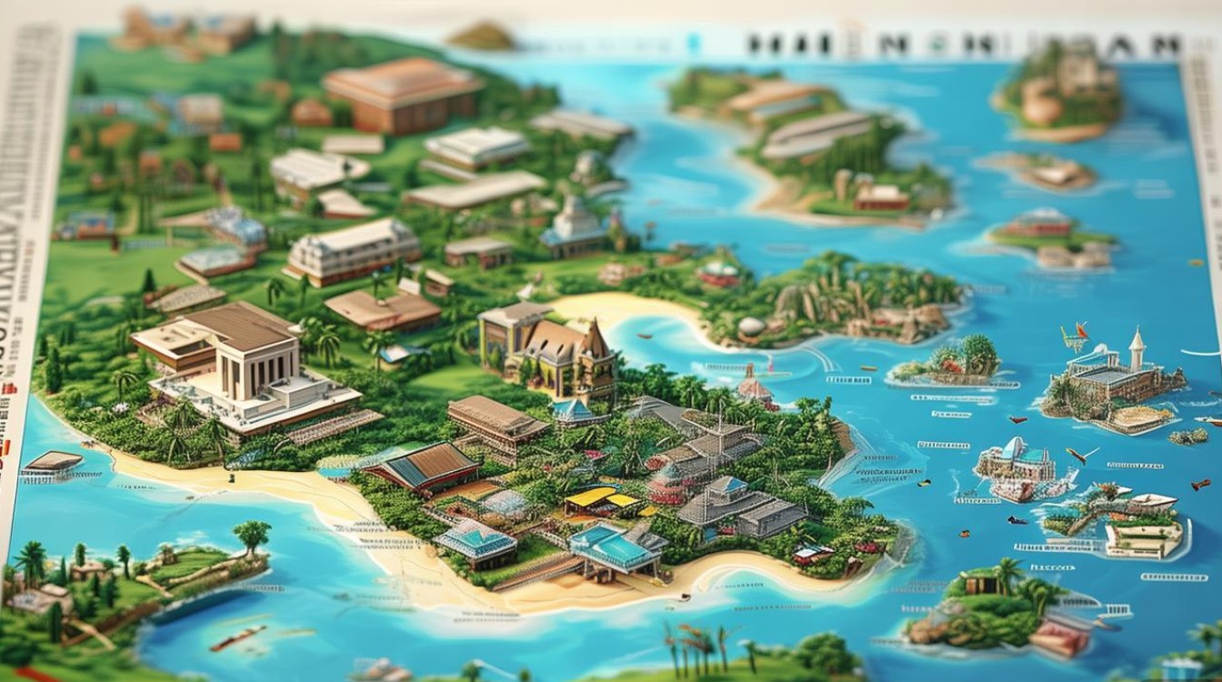 海南旅游景点地图全图 海南旅游景点地图全图