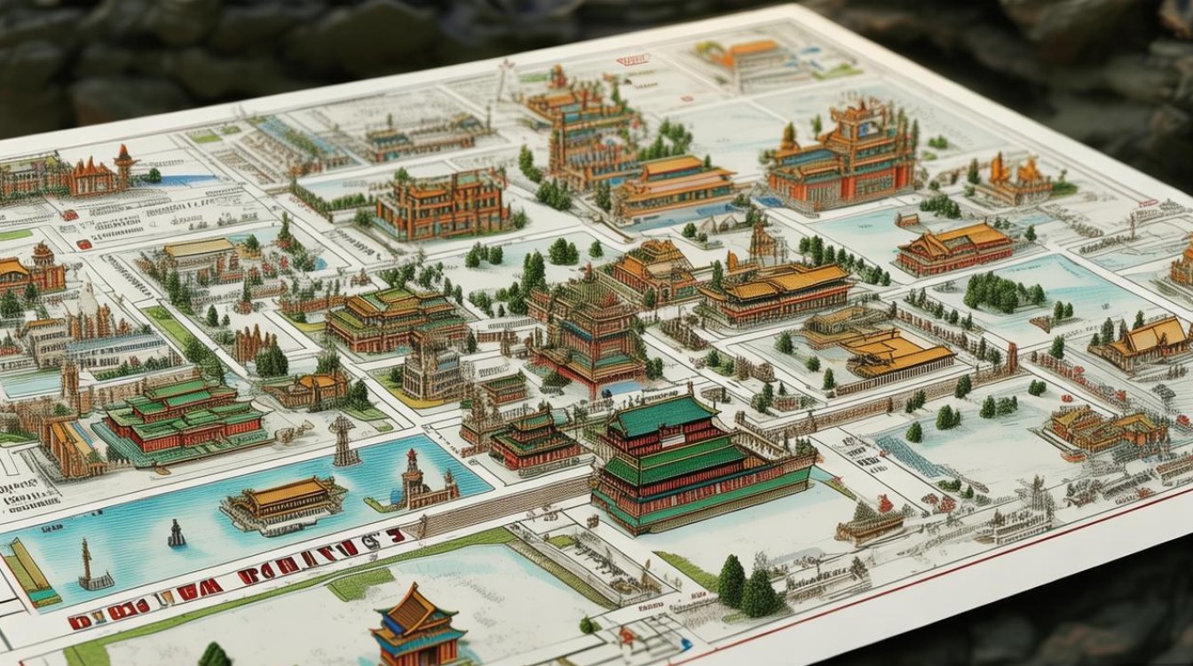 北京著名景点分布图