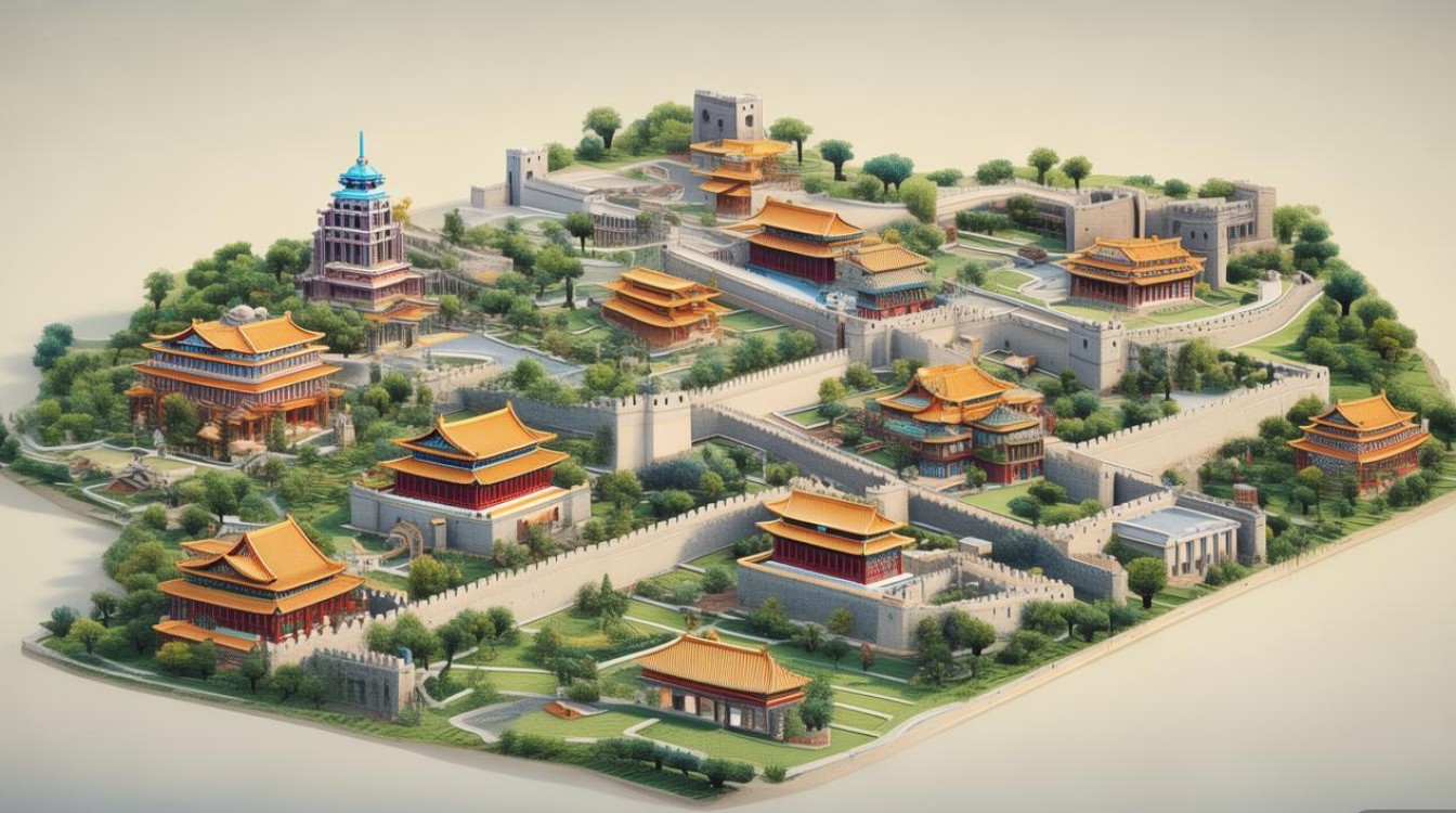 北京著名景点分布图